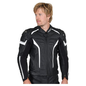Büse Cento Lederkombijacke Schwarz Weiss Büse Cento Lederkombijacke Schwarz Weiss von Büse