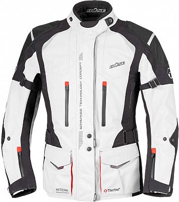 Büse Grado, Textiljacke wasserdicht Damen - Hellgrau/Schwarz/Rot - 42 Büse Grado, Textiljacke wasserdicht Damen - Hellgrau/Schwarz/Rot - 42 von Büse