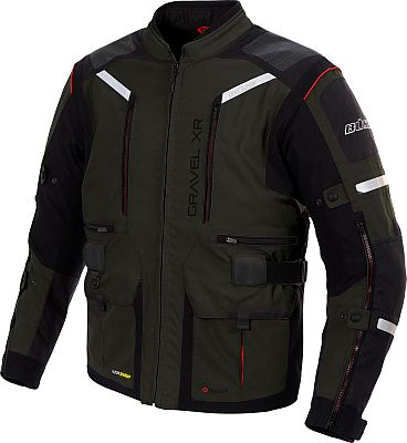 Büse Gravel XR, Textiljacke wasserdicht - Dunkelgrau/Schwarz - 64 von Büse