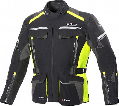 Büse Highland II, Textiljacke wasserdicht - Schwarz/Neon-Gelb/Dunkelgrau - 54 Büse Highland II, Textiljacke wasserdicht - Schwarz/Neon-Gelb/Dunkelgrau - 54 von Büse