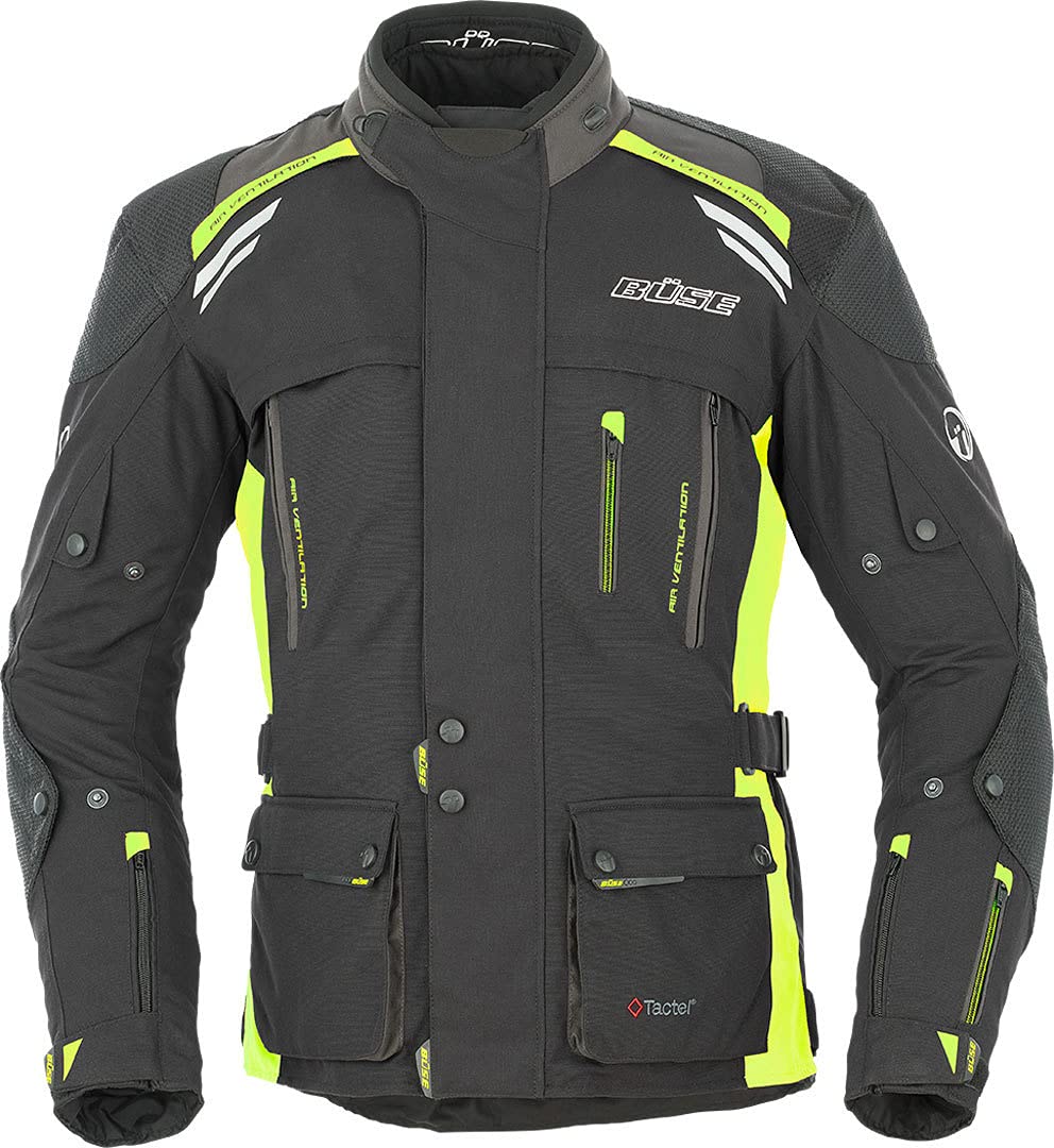 Büse Highland Motorrad Textiljacke 50 Schwarz/Neon/Gelb Büse Highland Motorrad Textiljacke 50 Schwarz/Neon/Gelb von Büse