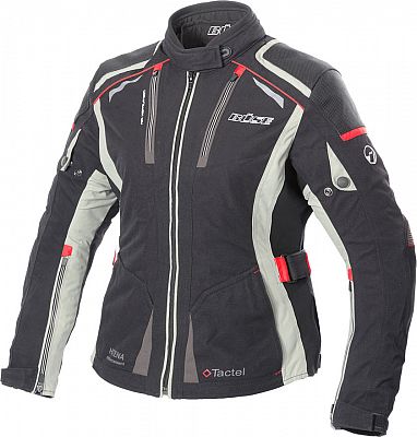 Büse Linda, Textiljacke wasserdicht Damen - Schwarz/Hellgrau/Rot - 36 Büse Linda, Textiljacke wasserdicht Damen - Schwarz/Hellgrau/Rot - 36 von Büse