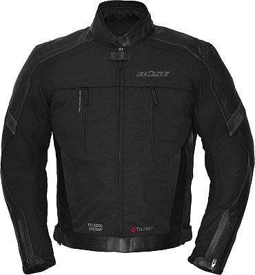 Büse Novaro, Textil-/Lederjacke wasserdicht - Schwarz - 32 von Büse