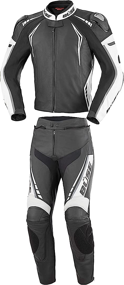 Büse Silverstone Pro 2-Teiler Motorrad Lederkombi 56 Schwarz/Weiß Büse Silverstone Pro 2-Teiler Motorrad Lederkombi 56 Schwarz/Weiß von Büse