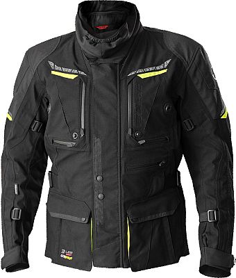 Büse Storm, Textiljacke wasserdicht Damen - Schwarz/Neon-Gelb - 36 von Büse