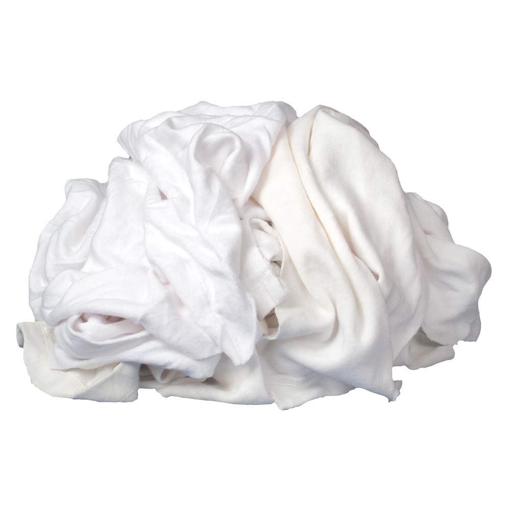 Buffalo Industries (10521 Stofflappen, recycelt, 0,5 kg, Weiß von Buffalo Industries