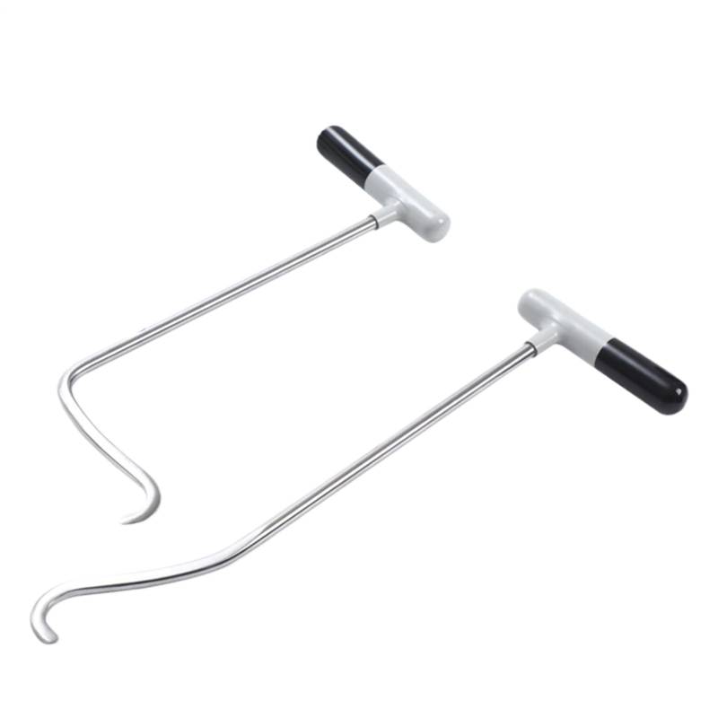 Auto geformte Haken Brechstange Reparatur Werkzeug Auto Karosserie Dent Puller Kit Auto Karosserie Reparatur Werkzeuge mit ergonomischem Griff Effiziente Dellen Entfernung 500g für Garage Home Truck von Buhygn