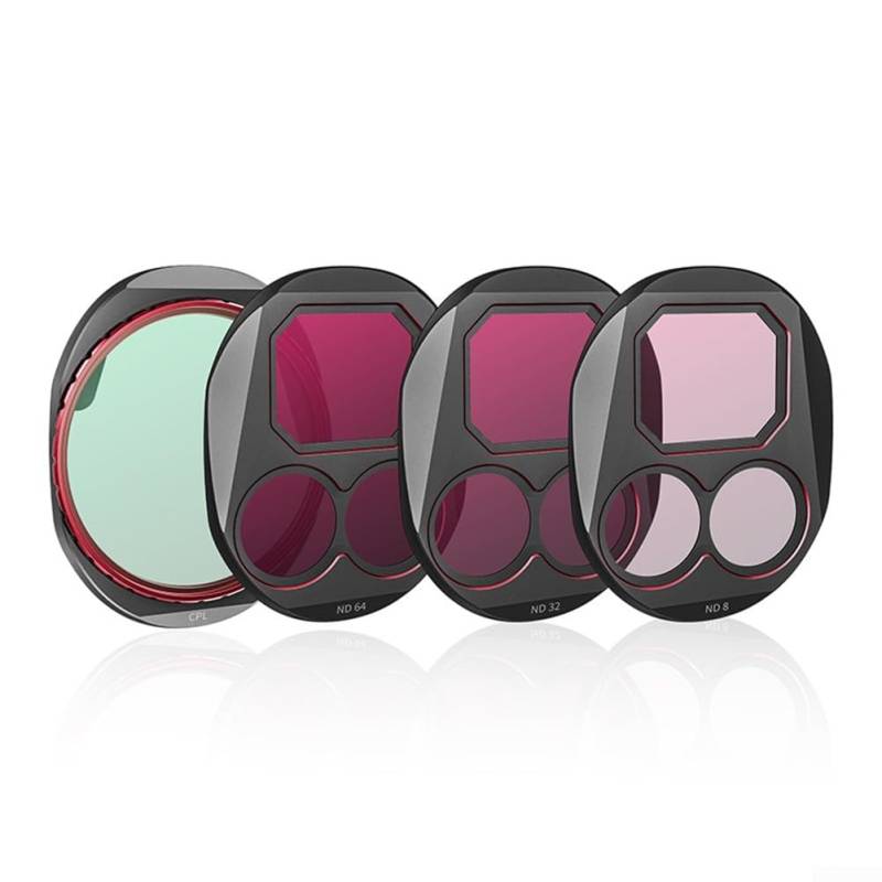 Bulevisiter Optisches Glasfilter-Set, kompatibel mit 4 Pro ND CPL-Filtern für fortschrittliche Luftbildaufnahmen von Bulevisiter