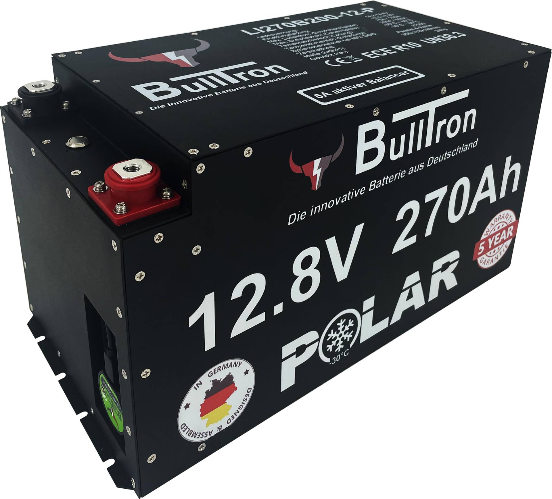 BullTron Polar 270Ah inkl. Smart BMS mit 200A Dauerstrom & Bluetooth App BullTron Polar 270Ah inkl. Smart BMS mit 200A Dauerstrom & Bluetooth App von BullTron