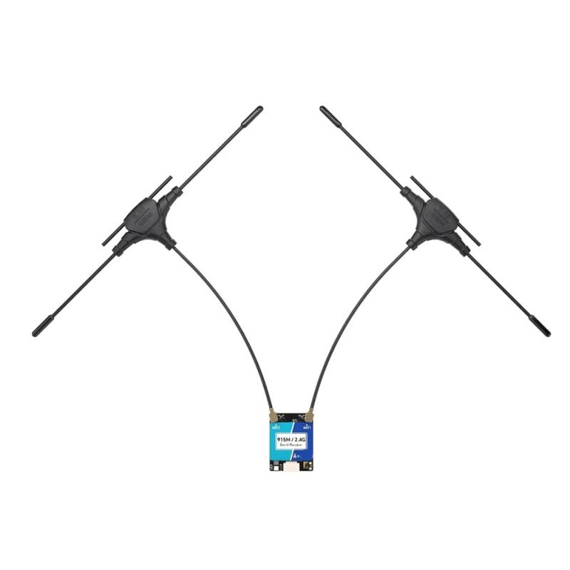 Bumiva 1 Stück ELRS 915M/2,4G GemX Gemini Zweifrequenzempfänger FPV Crossover-Flugzeug von Bumiva