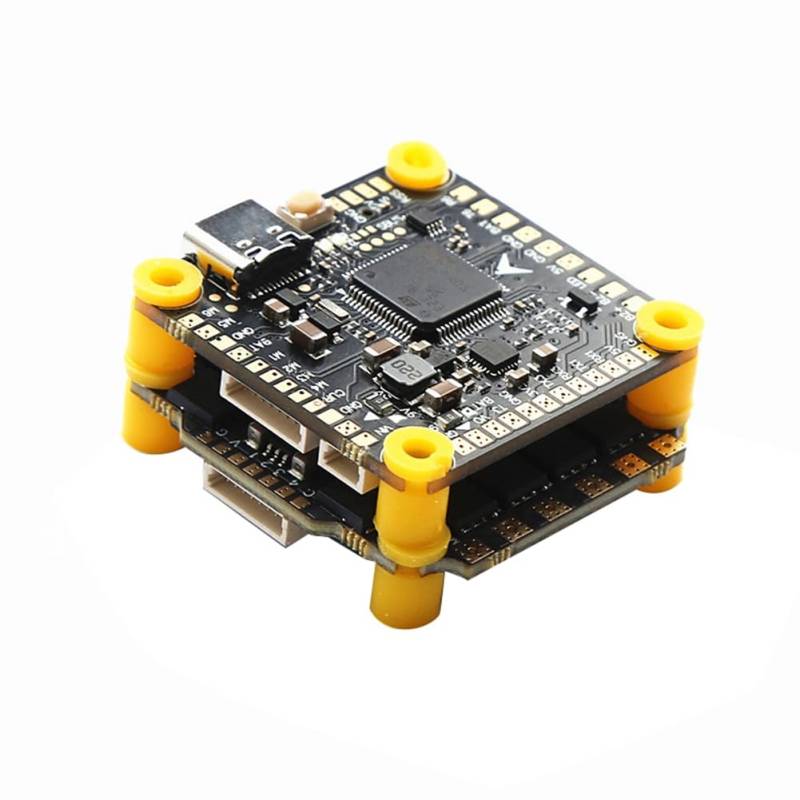 Bumiva F405 V2 FC&ESC FPV Stack F405 Flugsteuerung BLHELIS 50A 4in1 ESC für FPV Freestyle-Drohnenmodell von Bumiva
