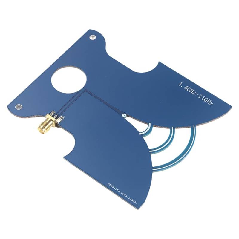 Bumiva UWB-Antenne 1400MHz-11GHz Ultra-Breitband-Antenne mit Gewinn für Bildübertragung und Positionsbestimmung, TEM, SMA-Buchse von Bumiva