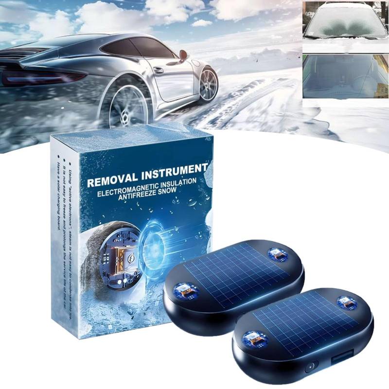 Buobiy Anti-Freeze Electromagnetic Car Snow Removal Device | Antifreeze Snow Removal Instrument,Winter Advanced Vehicle Microwave Car Deicer Antifreeze,Vehicle-Mounted Snow Removal Device (2) von Buobiy