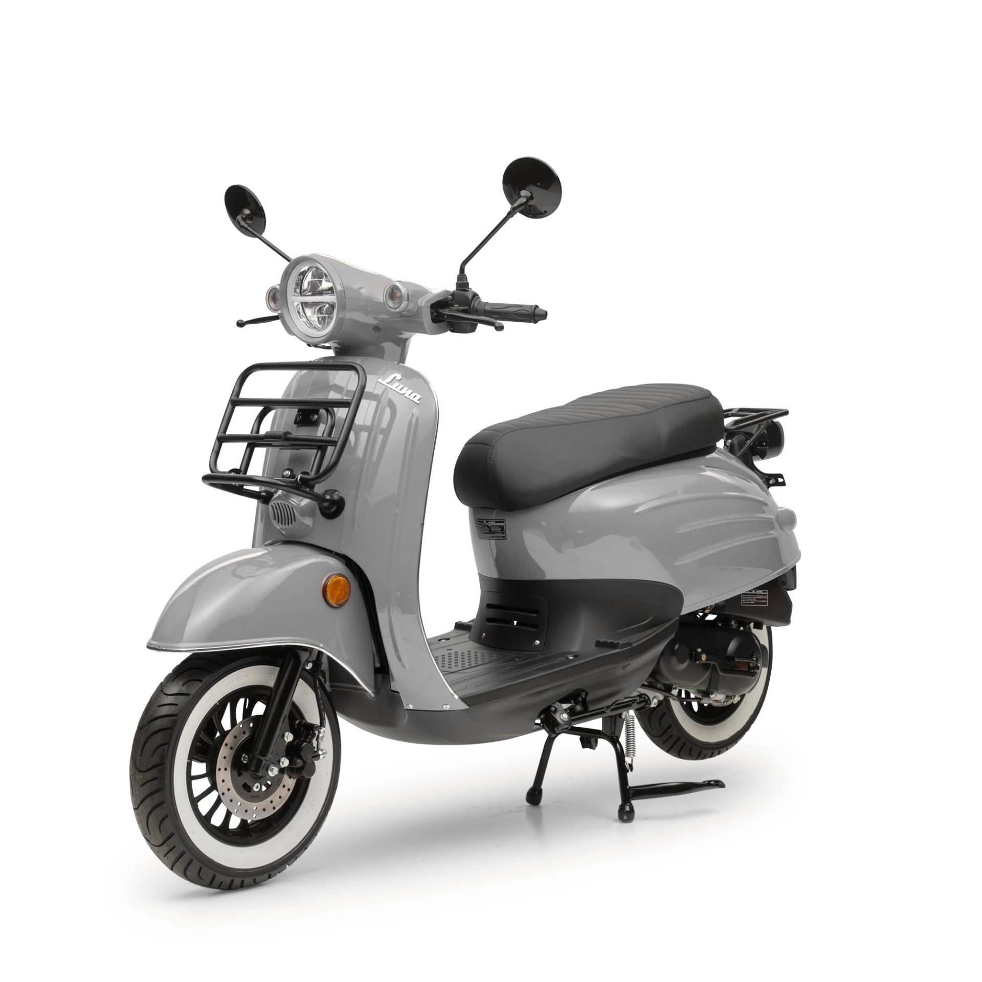 Motorroller Retro Roller Luna Grau 50ccm 25 kmh Mofa Scooter Euro 5 Motorroller Retro Roller Luna Grau 50ccm 25 kmh Mofa Scooter Euro 5 von Burnout