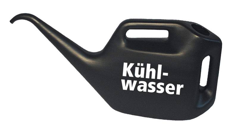 Kühlwasserkanne mit Kühlwasser-Logo, tiefschwarz, 10 l von Busching