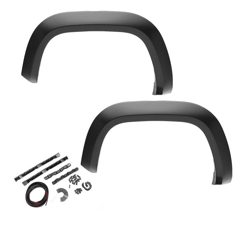 Bushwacker Body Gear 22003-11 Extend-A-Fender Flare Frnt Pair 99-13 Ford Van von Bushwacker