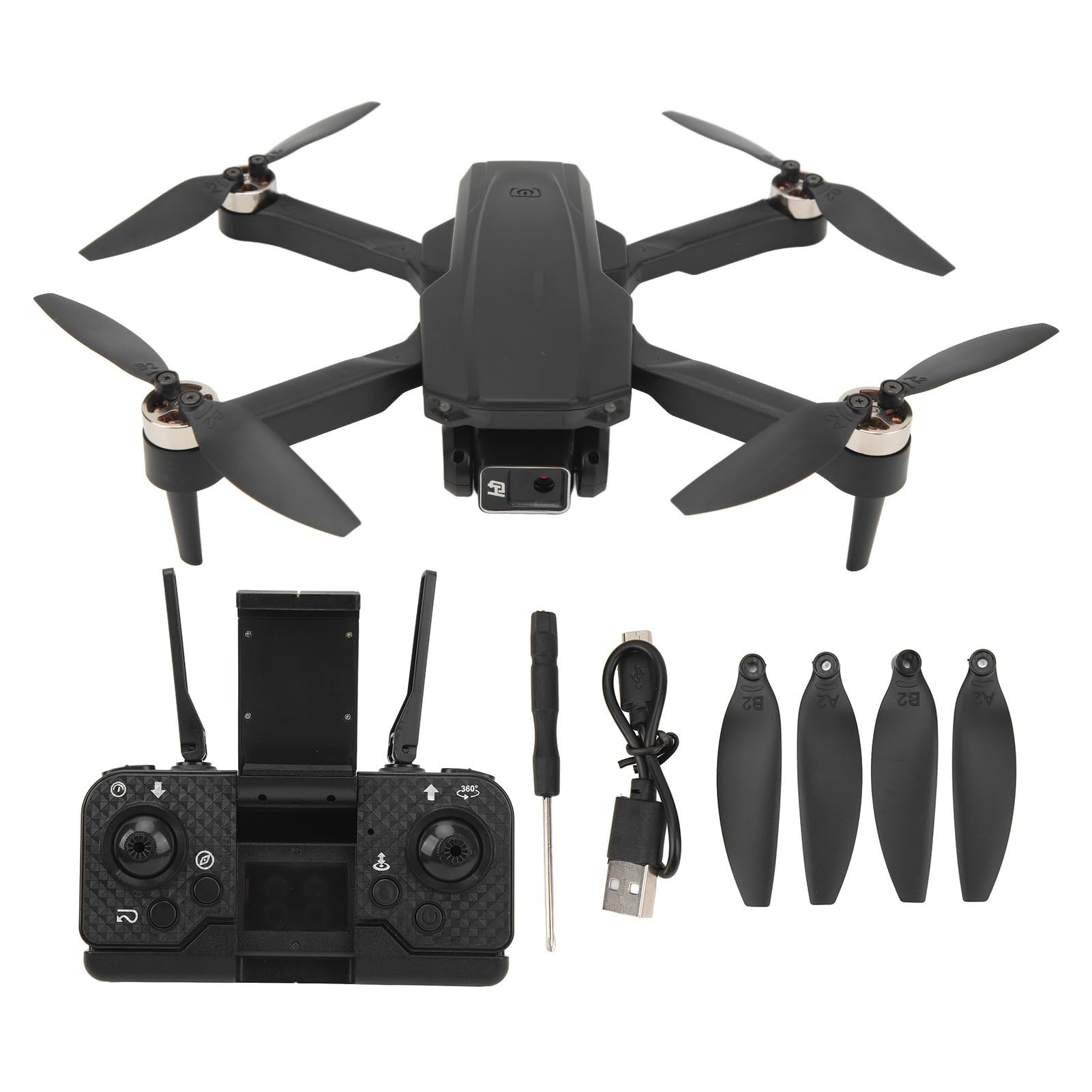 BuyWeek Drohne mit Dual Kamera, H16 Mini Faltbarer RC Quadrocopter Optischer Fluss Schweben Flip Kopfloser Modus Schwerkrafterkennung Einem Knopf Start und Landung Drohnen Spielzeug BuyWeek Drohne mit Dual Kamera, H16 Mini Faltbarer RC Quadrocopter Optischer Fluss Schweben Flip Kopfloser Modus Schwerkrafterkennung Einem Knopf Start und Landung Drohnen Spielzeug von BuyWeek