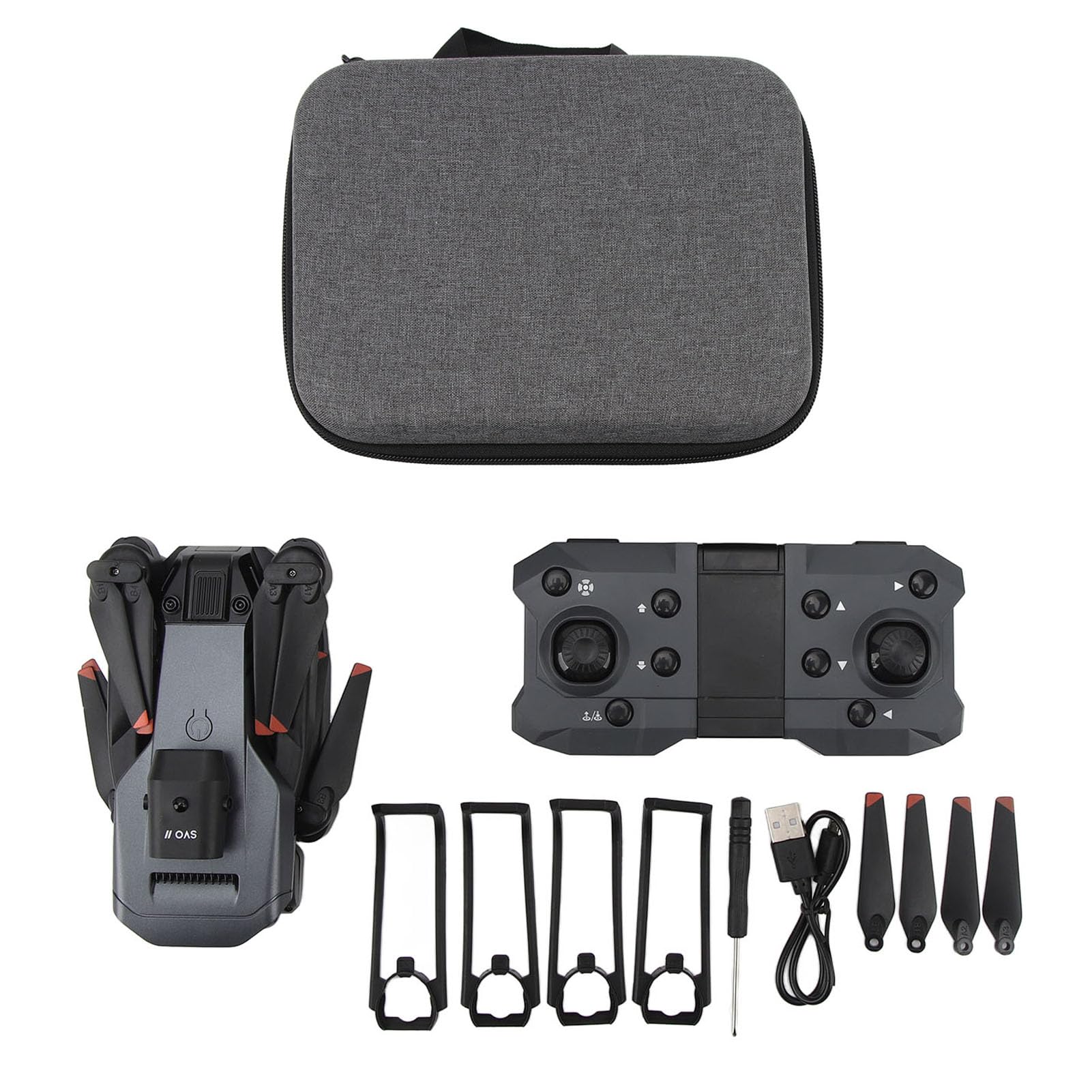 BuyWeek Mini Drohne mit Drei Kamera, K6 Max RC Drohne Hindernisvermeidung Ferngesteuertes Drohne HD Luftaufnahmen Faltbarer RC Quadrocopter BuyWeek Mini Drohne mit Drei Kamera, K6 Max RC Drohne Hindernisvermeidung Ferngesteuertes Drohne HD Luftaufnahmen Faltbarer RC Quadrocopter von BuyWeek