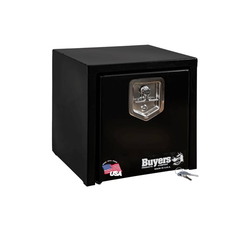 Buyers Products 1703320 38 x 33 x 38 cm schwarzer Stahl Unterboden-Truckkasten mit T-Griff von Buyers Products