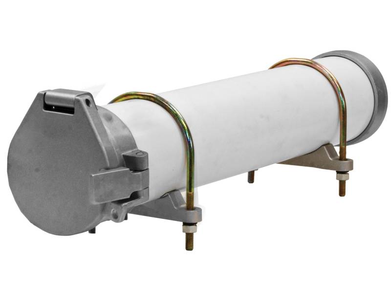 Buyers Products CC400 PVC-Rohrträger-Set, 10,2 cm Durchmesser, Montagezubehör inklusive, federbelasteter Riegel, wetterbeständige Türdichtung von Buyers Products