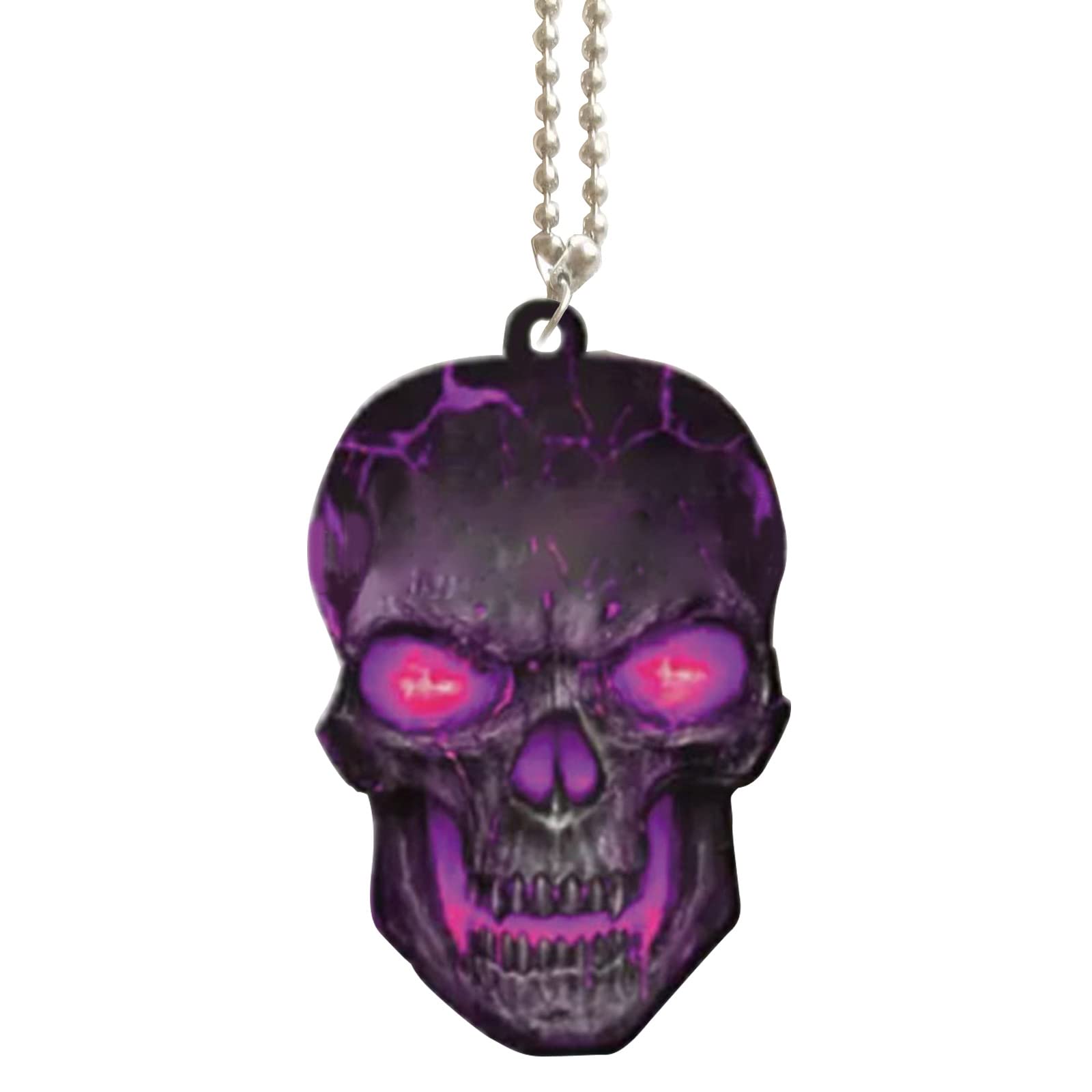 Bydezcon Rückspiegel Hängezubehör Mit Schwingendem Totenkopf Auto Hängeornament Niedlicher Spiegel Hängeanhänger Bydezcon Rückspiegel Hängezubehör Mit Schwingendem Totenkopf Auto Hängeornament Niedlicher Spiegel Hängeanhänger von Bydezcon