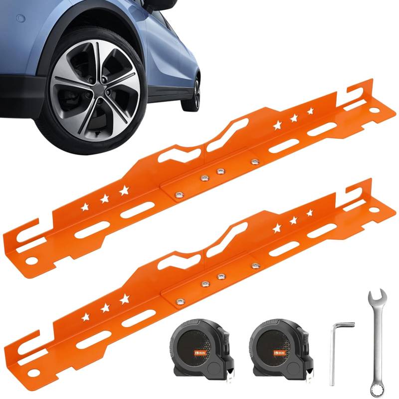 Byeaon Wheel Leveling Aligner, Automotive Alignment Tools, Vehicle Alignment Plates, User-Friendly Design, Versatile Application, 12.2x3.15x2.76 Inches, For Cars, Trucks, And Other Vehicles von Byeaon