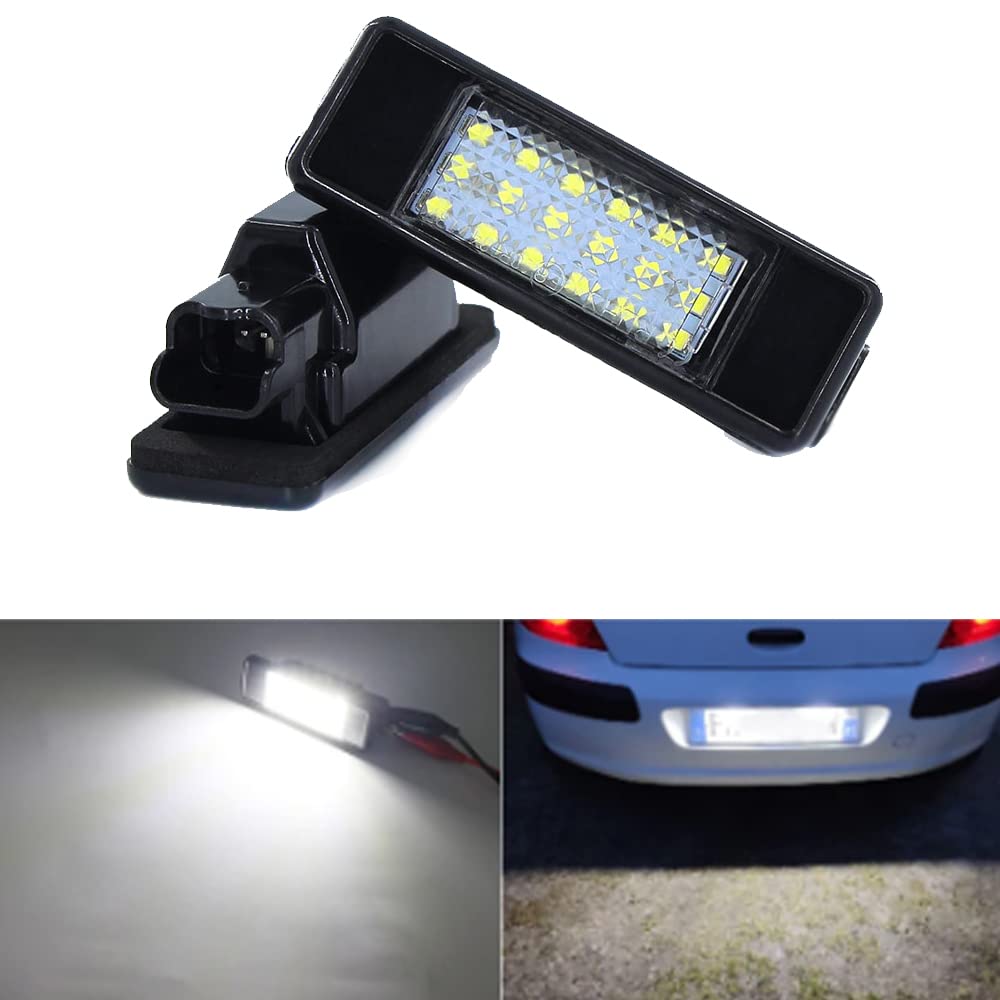 Bynome Led Kennzeichenbeleuchtung Glühbirnen CanBus Fehlerfrei Nummernschildbeleuchtung SMD für PEUGEOT 207 106 1007 307 308 3008 406 407 508,CITROEN BERLINGO C2 C3 C4 C5 C6 C8 Bynome Led Kennzeichenbeleuchtung Glühbirnen CanBus Fehlerfrei Nummernschildbeleuchtung SMD für PEUGEOT 207 106 1007 307 308 3008 406 407 508,CITROEN BERLINGO C2 C3 C4 C5 C6 C8 von Bynome