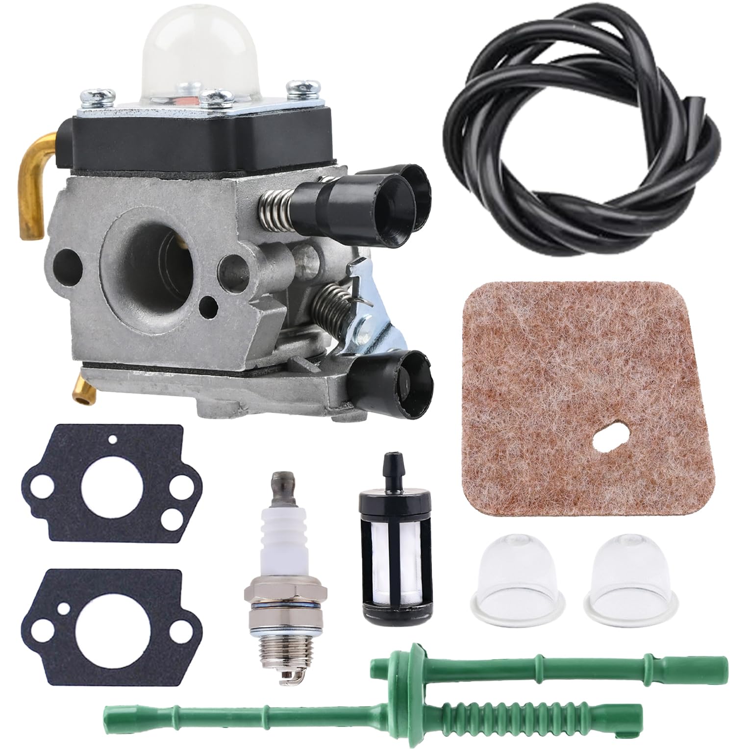 Bynor FS85 Carburetor Kit Fit for Stihl FS75 FS80 FS85 HS75 HS80 HS85 HL75 FH75 HT70 HT75 KM80 KM85 SP80 SP85 FC75 FC85 String Trimmer Parts W/Maintenance Kit Y Bynor FS85 Carburetor Kit Fit for Stihl FS75 FS80 FS85 HS75 HS80 HS85 HL75 FH75 HT70 HT75 KM80 KM85 SP80 SP85 FC75 FC85 String Trimmer Parts W/Maintenance Kit Y von Bynor