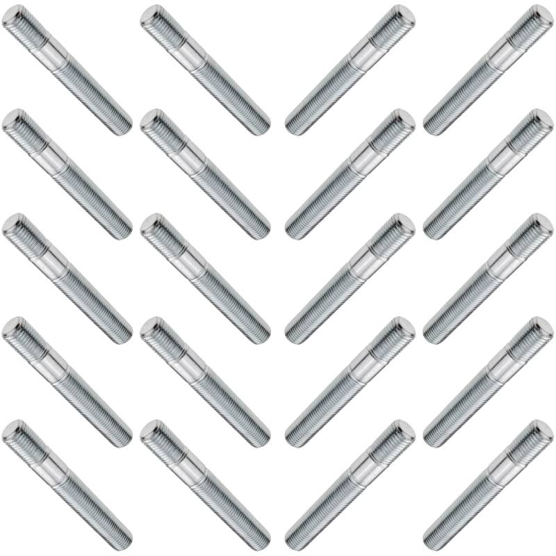 C CARBONADO Doppelgewindebolzen M14x1,5 80mm Stehbolzen für Lug Nuts Mutterbefestigung 10.9 (1) von C CARBONADO