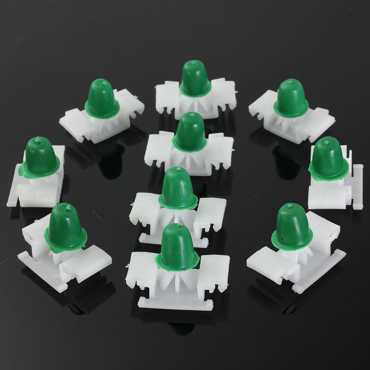 C-FUNN 10Pcs Auto Tür Bump Strip Verschluss Clips Außenseite Trim Moulding Kompatibel mit BMW E36 C-FUNN 10Pcs Auto Tür Bump Strip Verschluss Clips Außenseite Trim Moulding Kompatibel mit BMW E36 von C-FUNN