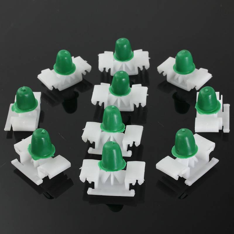 C-FUNN 10Pcs Auto Tür Bump Strip Verschluss Clips Außenseite Trim Moulding Kompatibel mit BMW E36 von C-FUNN