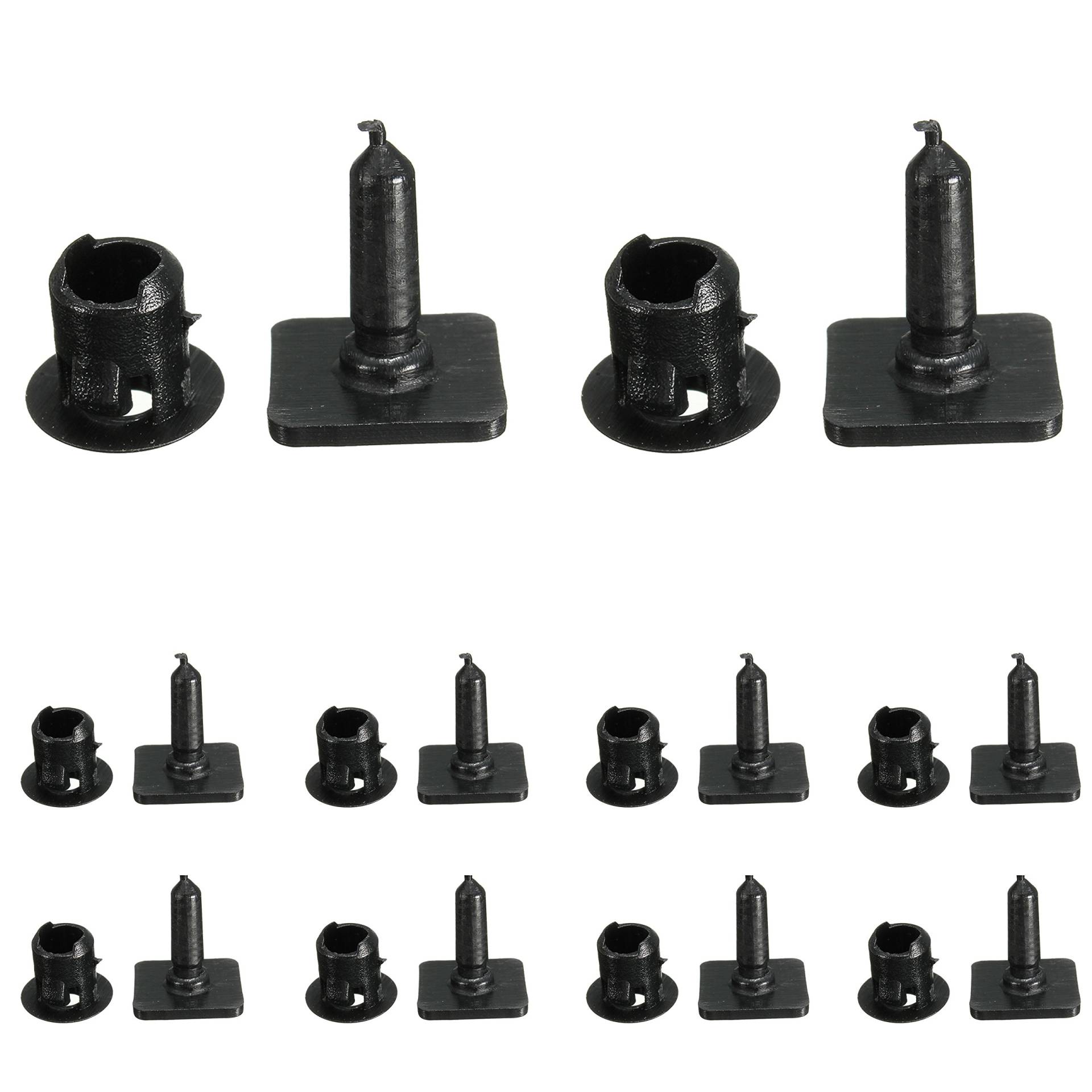 C-FUNN 10Pcs Dach Innen Zierleiste Panel Fell Montage Clips Kompatibel mit VW T5 Transporter von C-FUNN