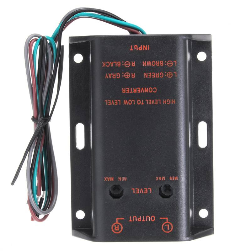 C-FUNN 2 RCA-Lautsprecher Hoch Bis Low-Level-Line-Ausgang Verstärker Konverter Adapter Draht von C-FUNN