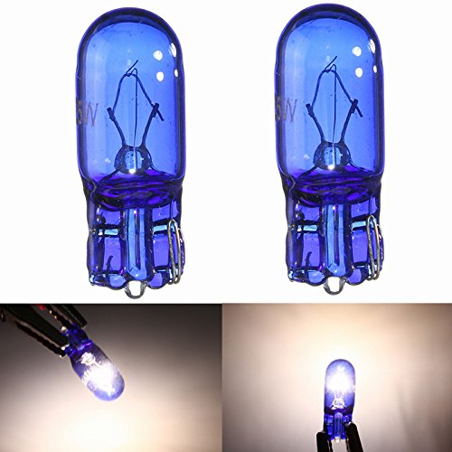 C-FUNN 2 x W5W/T10 5 W superhelles weißes Licht Xenon-Standlicht-Birnen Breite Lampe 12 V von C-FUNN