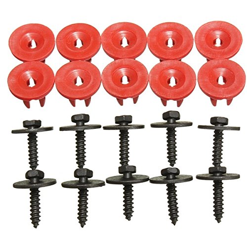 C-FUNN 20X Motor Unterdeckendeckel Clips Schrauben Bodenschild Schutz Kompatibel mit Ford Focus C-Max C-FUNN 20X Motor Unterdeckendeckel Clips Schrauben Bodenschild Schutz Kompatibel mit Ford Focus C-Max von C-FUNN