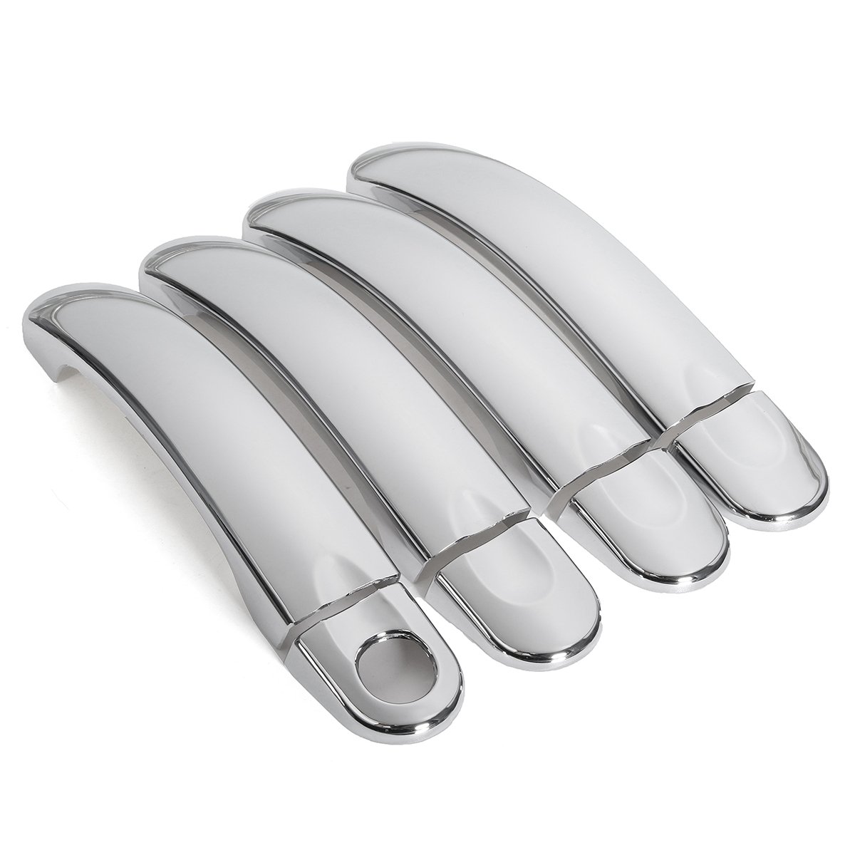 C-FUNN 8Pcs Verchromte Edelstahl Türgriff Abdeckung Trim Set Kompatibel mit Vw Transporter T5 Caddy C-FUNN 8Pcs Verchromte Edelstahl Türgriff Abdeckung Trim Set Kompatibel mit Vw Transporter T5 Caddy von C-FUNN