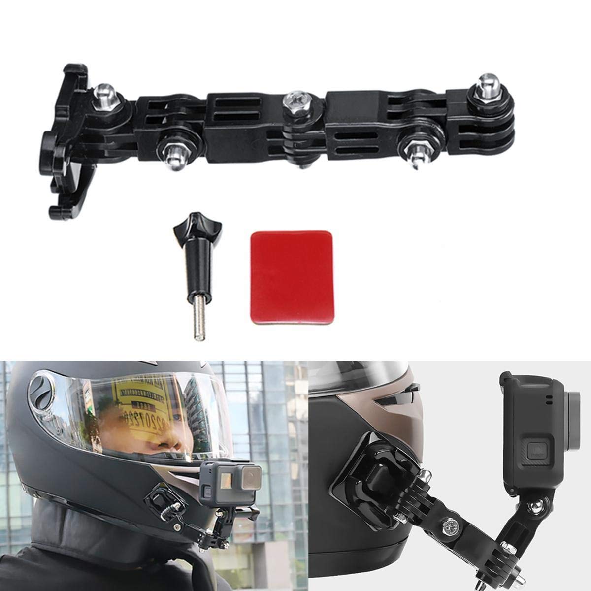 C-FUNN Klebstoff-Voll-Face-Helfer-Chin Für Sjcam/Antshares/Gopro Hero 6 5 4 3 Action Camera C-FUNN Klebstoff-Voll-Face-Helfer-Chin Für Sjcam/Antshares/Gopro Hero 6 5 4 3 Action Camera von C-FUNN