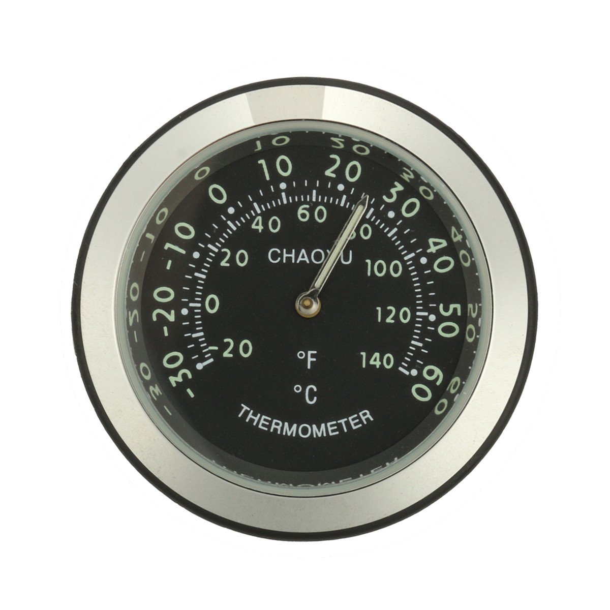C-FUNN Motorradlebar Thermometer Dial Wasserdicht Temp Gauge - Schwarz C-FUNN Motorradlebar Thermometer Dial Wasserdicht Temp Gauge - Schwarz von C-FUNN