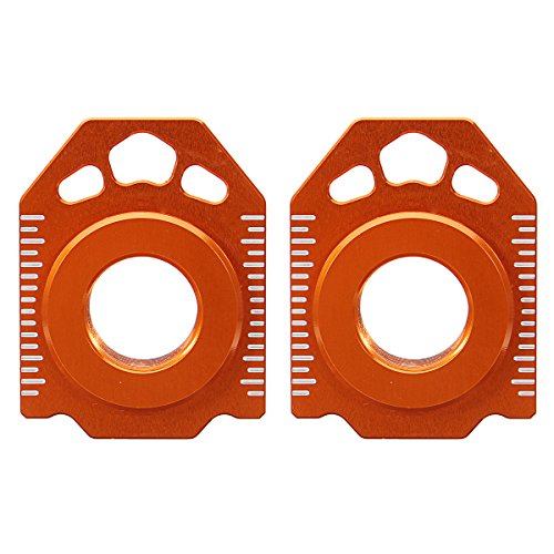 C-FUNN Paar CNC-Hinterachse Spindel Ketten-Einsteck Blöcke Für KTM SX Exc Xcw 125-530 20Mm von C-FUNN