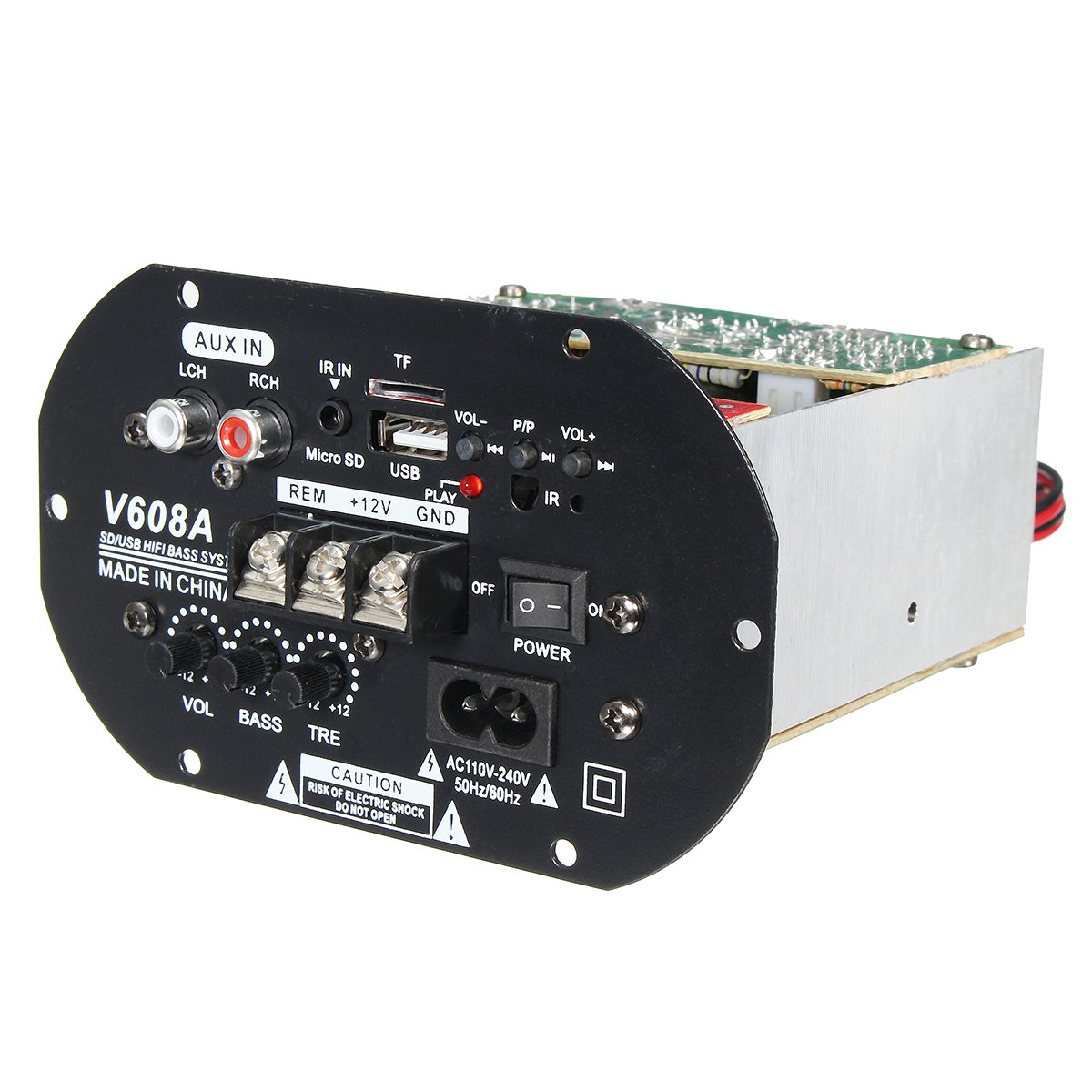 C-FUNN V608A 80 Watt High Power Bass Car HiFi Subwoofer Verstärkerplatine Modul Tf USB 110 V-220 V C-FUNN V608A 80 Watt High Power Bass Car HiFi Subwoofer Verstärkerplatine Modul Tf USB 110 V-220 V von C-FUNN
