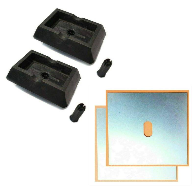 C.P zubehör für BMW 5er E39 Aufnahme Hebebühne Wagenheber 2x Gummiblock Adapter 2x Schweißblech 130x100x1.2mm, mind. 1500 kg Tragfähigkeit von C.P zubehör