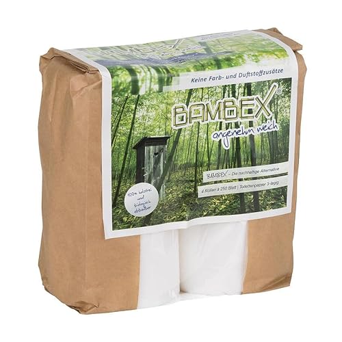 Bambex® Premium Toilettenpapier 4 Rollen von Sonstige