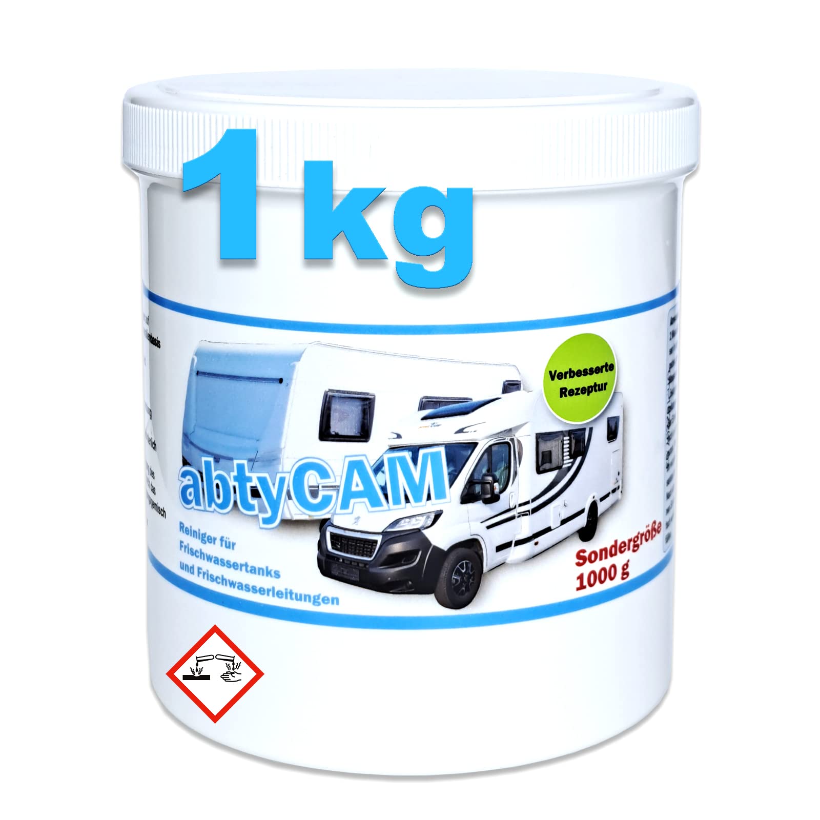 Wassertank Reiniger Wohnmobil 1000g Frisch-Wasser Tankreiniger abtyCAM für Wohnwagen Boot 28,90€/1kg von Cago