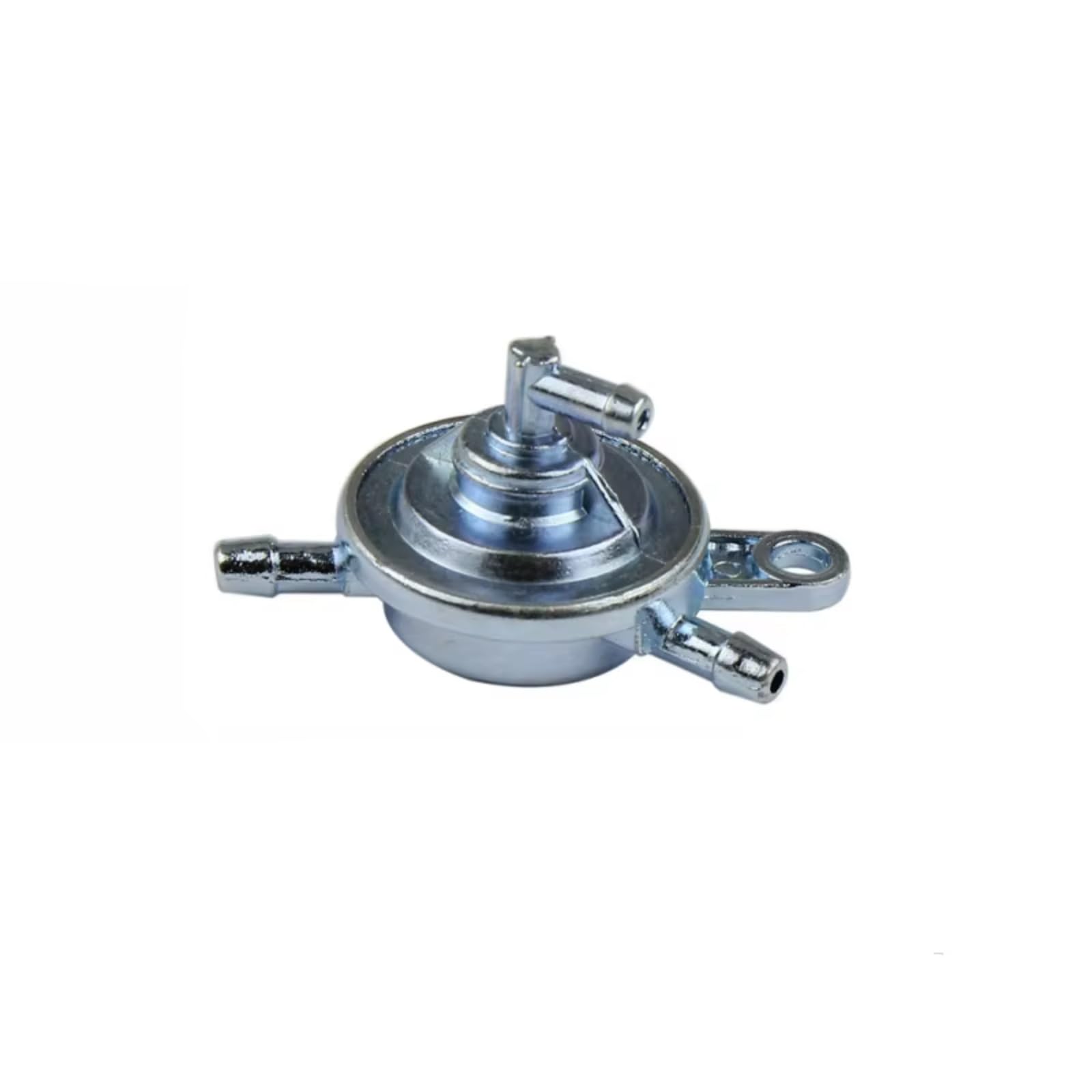 Kraftstoffpumpe Motorrad Für GY6 50 125 150cc Roller Moped ATV Aluminium Motorrad Gas Benzinhahn Hahn Ventil Schalter Pumpe Tap Gewinde Zubehör Moto Kraftstoffhahn(3-Way) von CAIDIS
