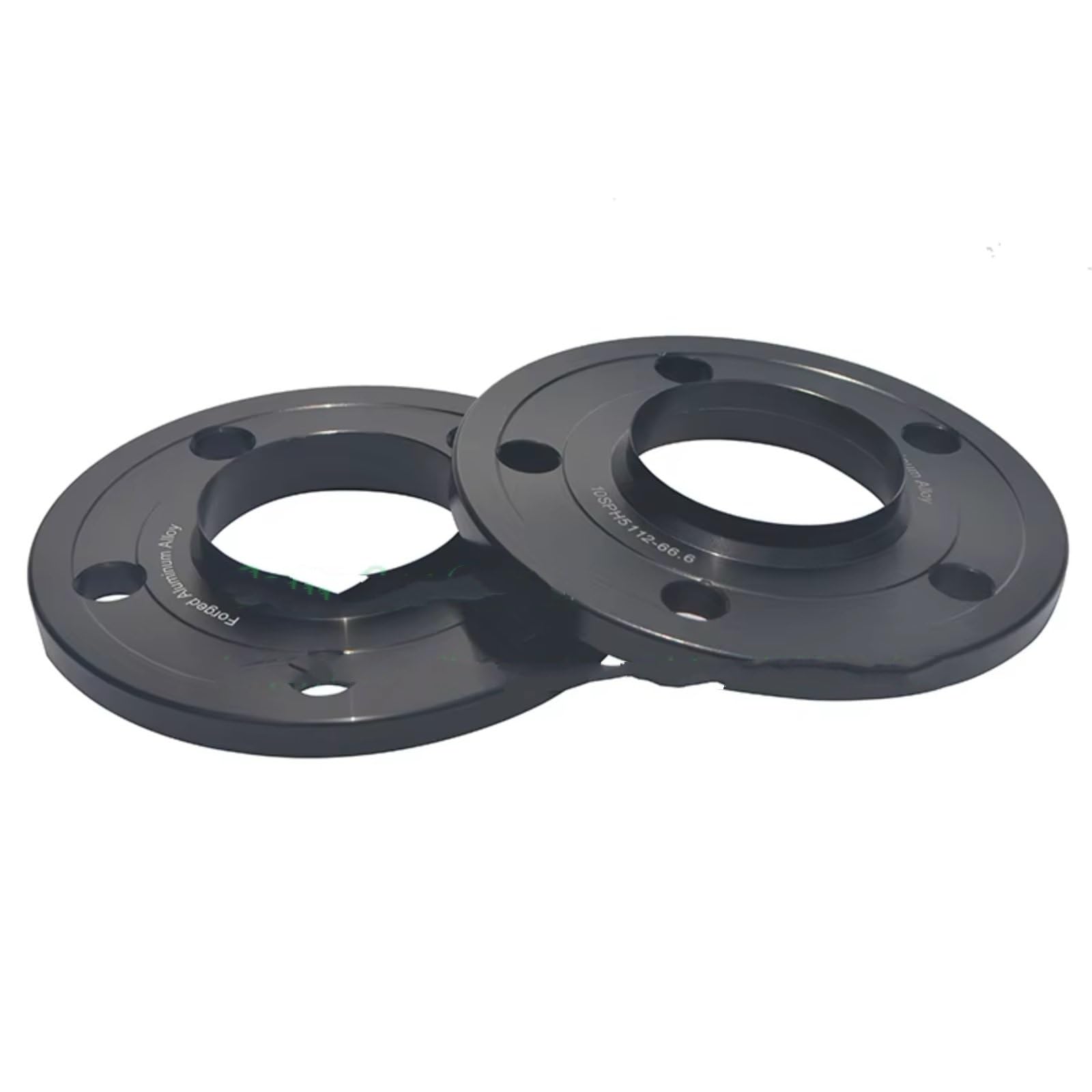 Spürverbreiterungsatz Für I3 I8 10MM PCD 5x112 | CB 66,6 Mm Geschmiedeter Alufelgen-Abstandshalteradapter Spurplatten Distanzscheibe(Schwarz) von CAIDIS