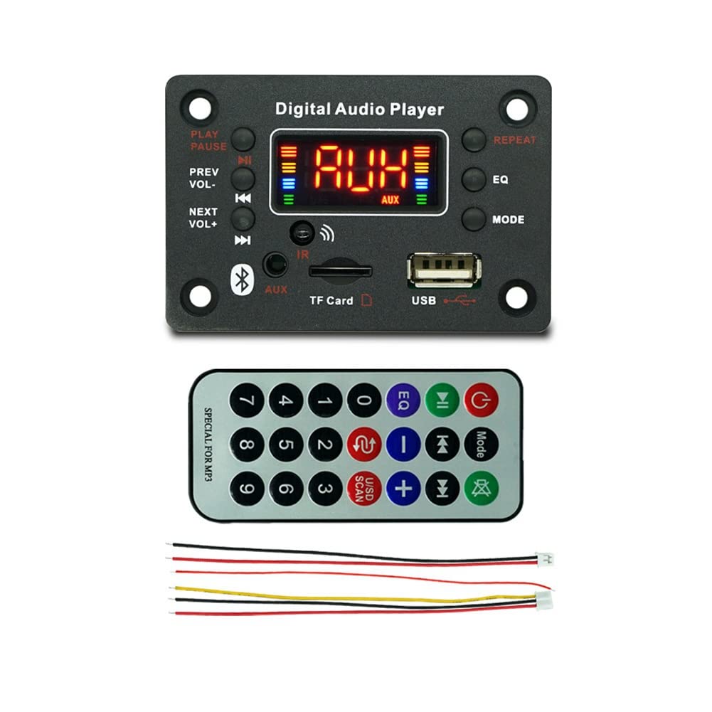 CAIONPLE MP3-Player- Bluetooth-Kompatibel JQ- mit LeistungsverstäRker Decoderplatine VerstäRker Auto-FM-Radiomodul CAIONPLE MP3-Player- Bluetooth-Kompatibel JQ- mit LeistungsverstäRker Decoderplatine VerstäRker Auto-FM-Radiomodul von CAIONPLE