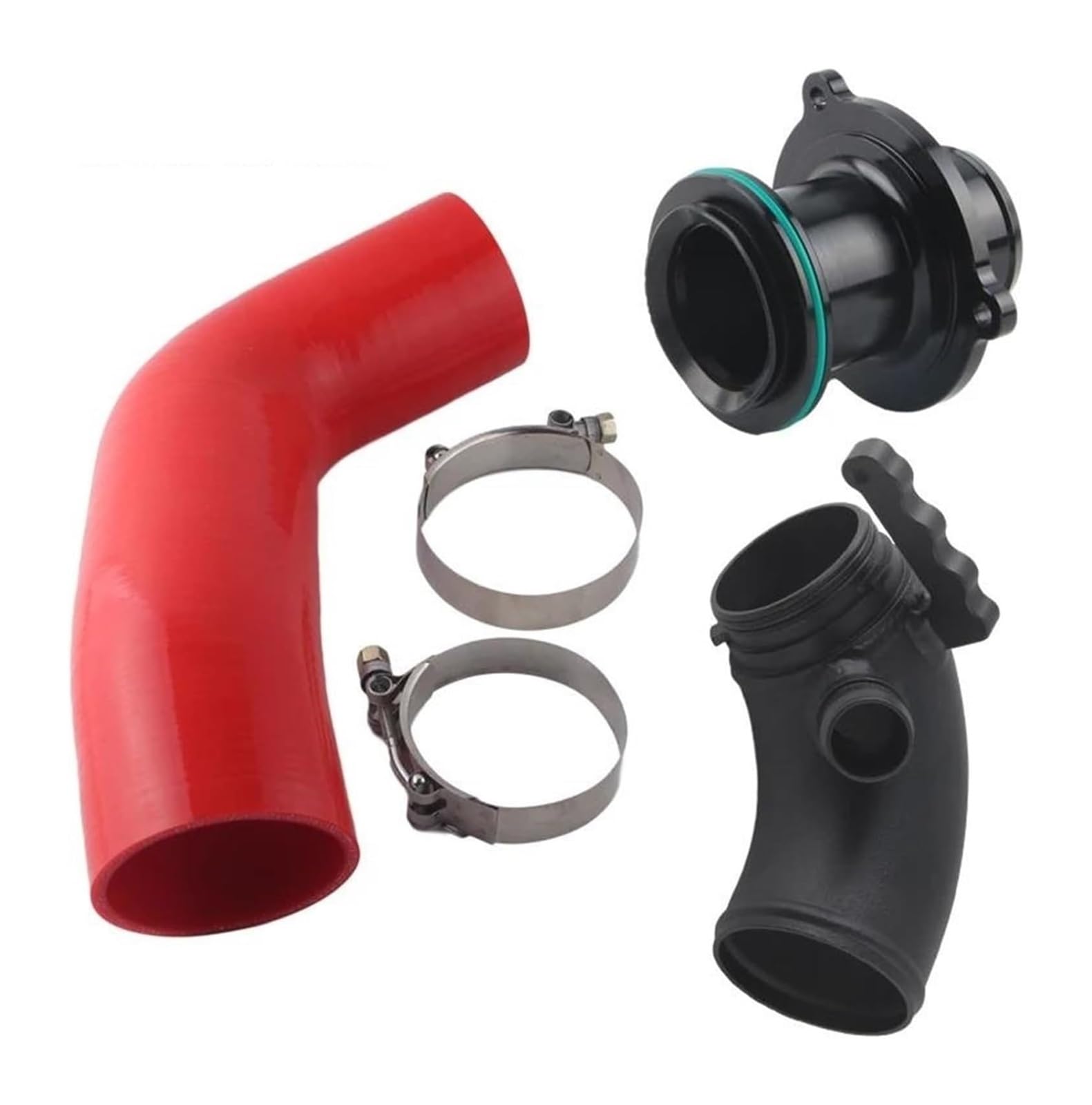 Auto Luftansaugkit FÜR Skoda FÜR Octavia MK3 FÜR VRS 3gen Turbo Einlass Ellenbogen Schalldämpfer Löschen Motor Lufteinlass Entlüftung Schlauch Rohr(Red) von CAIZHICNC