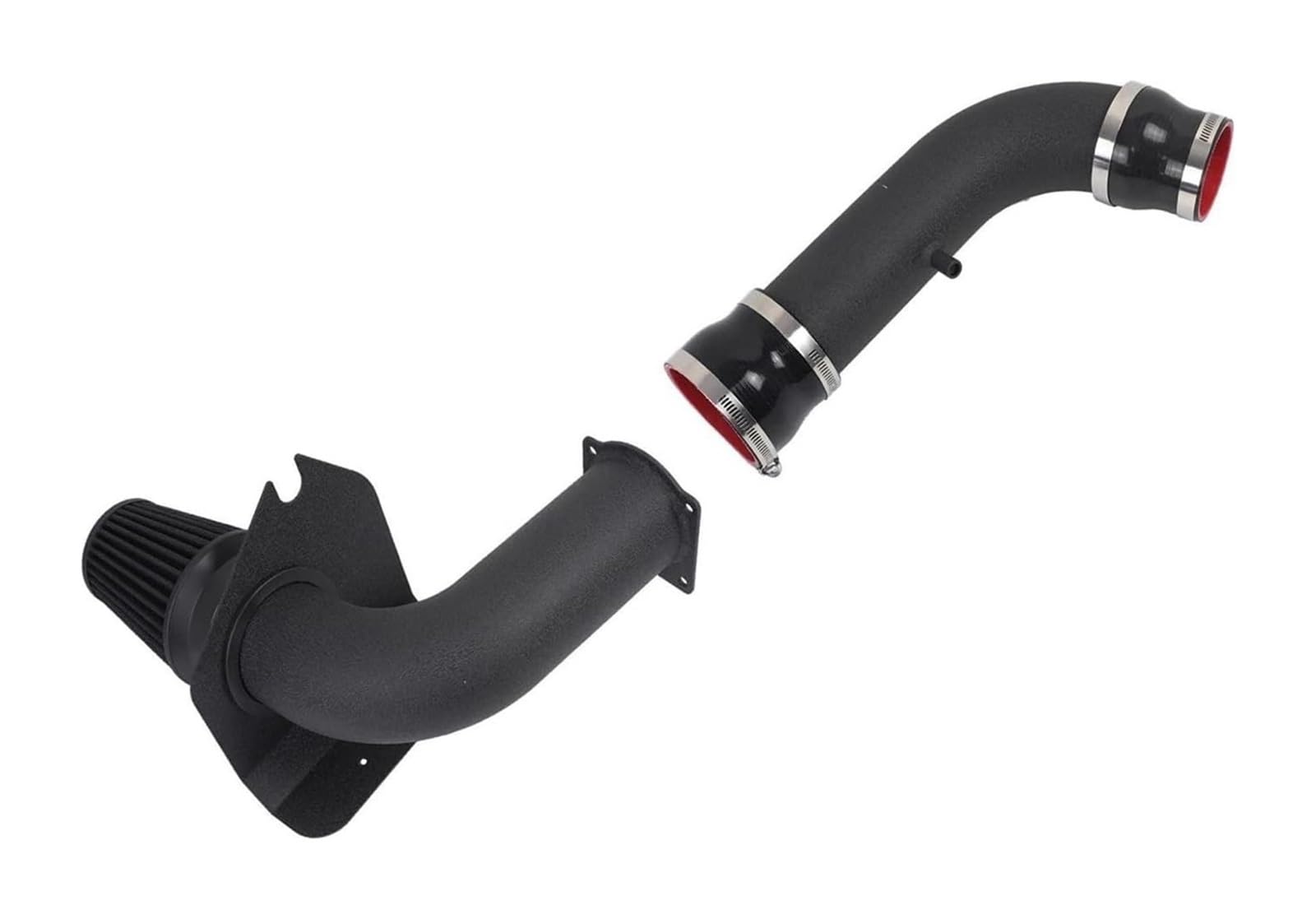 Auto Luftansaugkit Für Mustang 3,8 L 4,6 L 5,0 L Gas 1987-2004 Auto Leistung High Flow Kaltluft Ansaugrohr Kit Luftfilter Lufteinlass Entlüftungsschlauch(RP-A016-BK) von CAIZHICNC