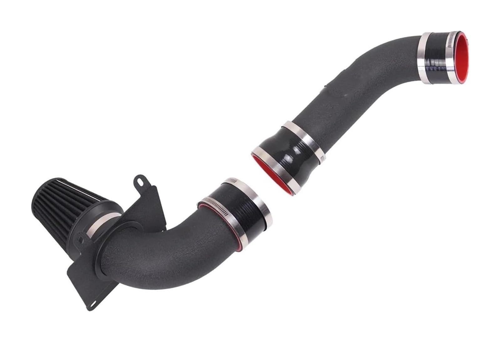 Auto Luftansaugkit Für Mustang 3,8 L 4,6 L 5,0 L Gas 1987-2004 Auto Leistung High Flow Kaltluft Ansaugrohr Kit Luftfilter Lufteinlass Entlüftungsschlauch(RP-A018-BK) von CAIZHICNC