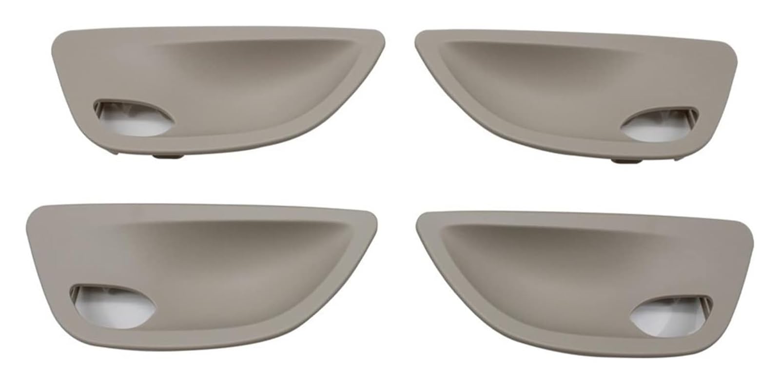 Für B&MW 5er F10 F11 F18 2010-2017 Links Rechts Innentürgriff Schüsselabdeckung Verkleidung Ersatz Auto Innenarmlehnen Innen Türgriff(Oyster 4pcs Set) von CAIZHICNC